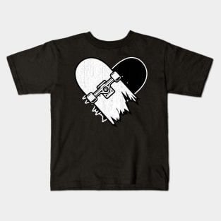 I Love Skate Boarding Kids T-Shirt